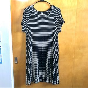 Striped T-Shirt Dress